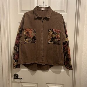 POL Brown Collared Shirt